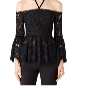 ALEXIS OFF SHOULDER LACE BLOUSE